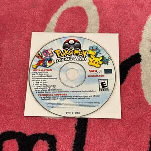 Nintendo Pokémon Team Turbo – PC CD-ROM